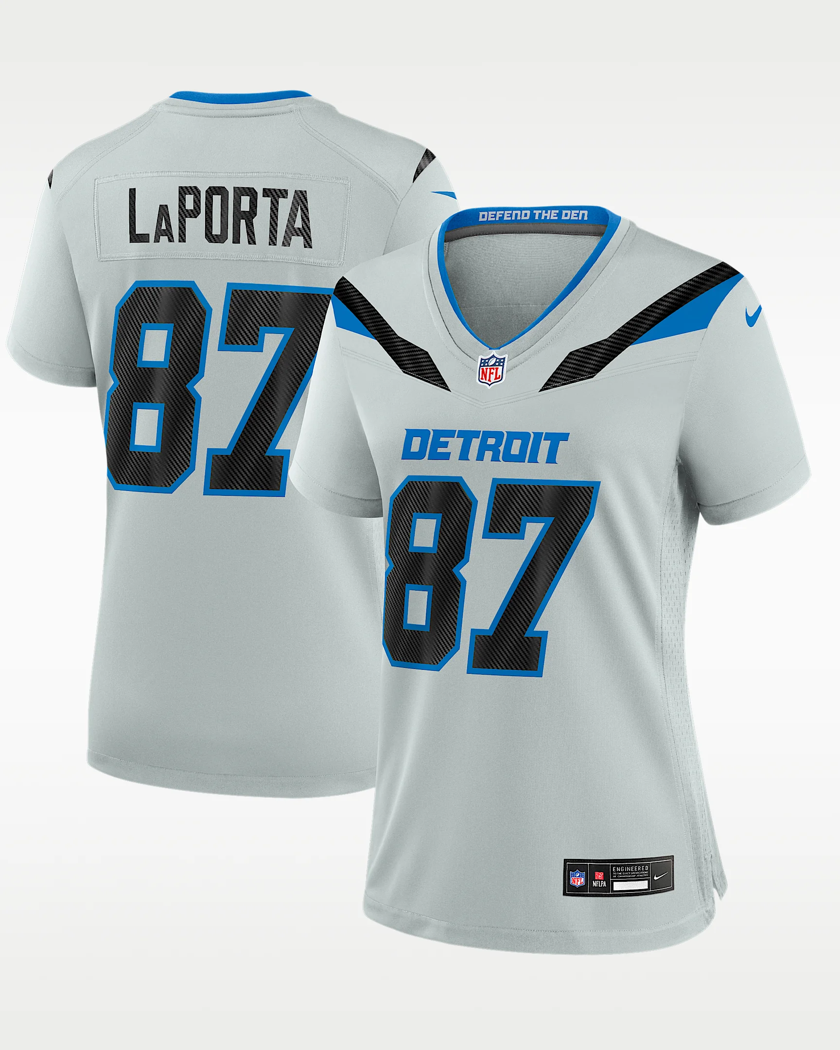 Sam LaPorta Detroit Lions Rivalries Collection Women's Nike NFL Game Jersey - 1