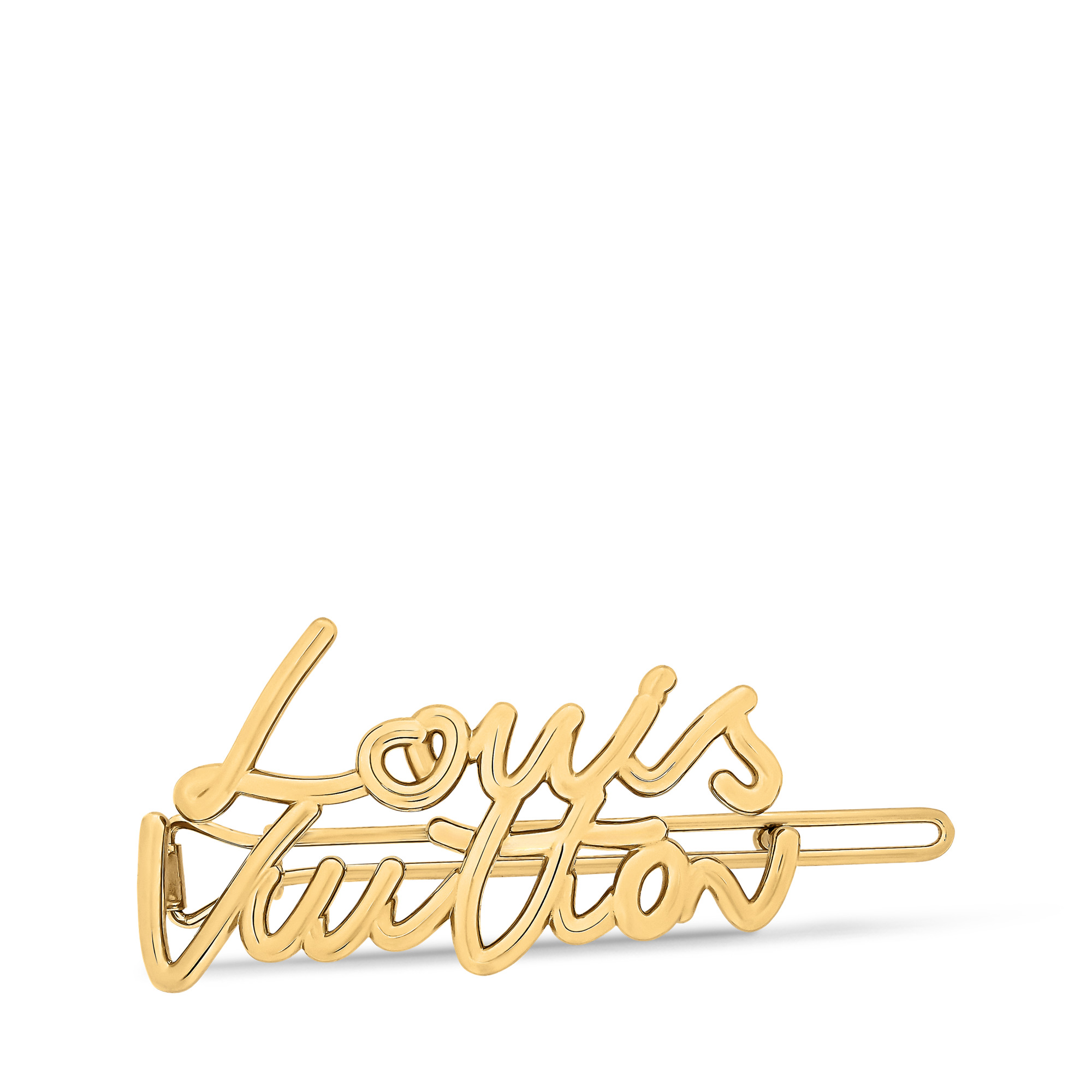 LV Script Barrette - 1