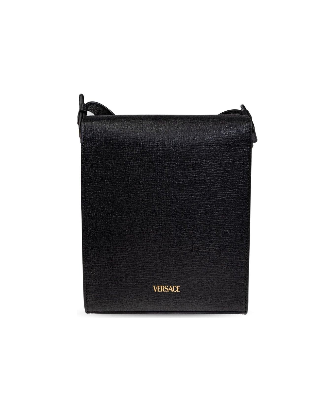 Medusa Biggie Foldover Top Crossbody Bag - 2