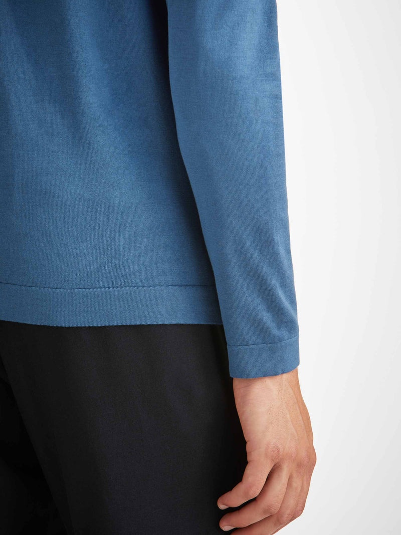 Men's Sweater Jacob Sea Island Storm Blue - 6