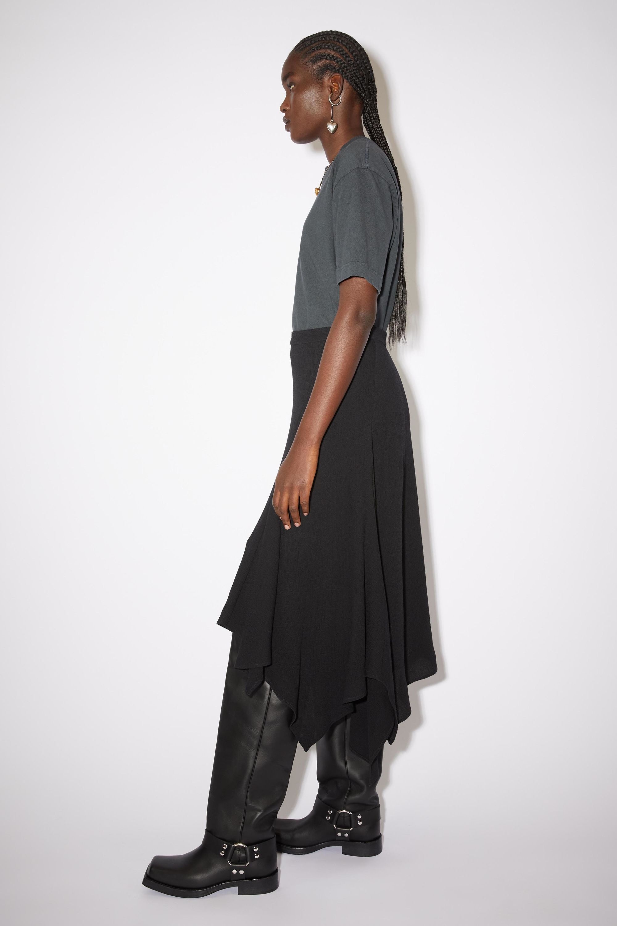 Midi skirt - Black - 4
