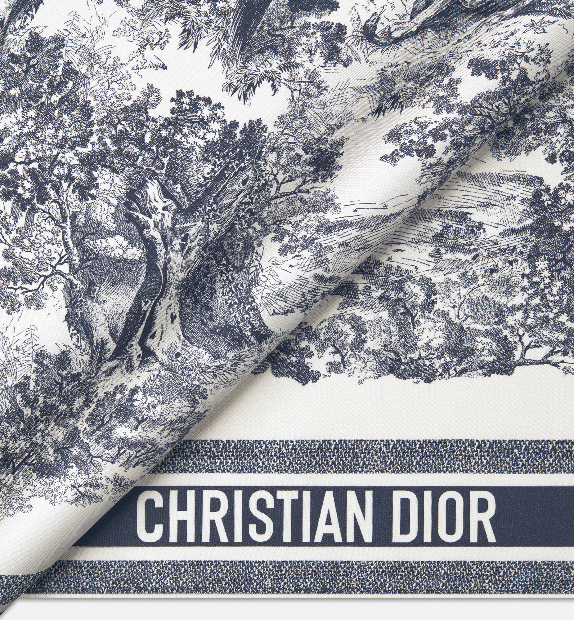 Toile de Jouy Sauvage 90 Square Scarf - 5