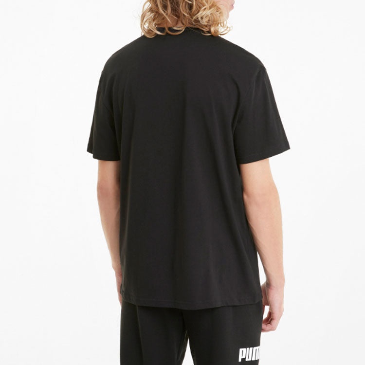 PUMA Rebel Mens Crew Neck Short Sleeve T-Shirt 'Black' 845579-01 - 5