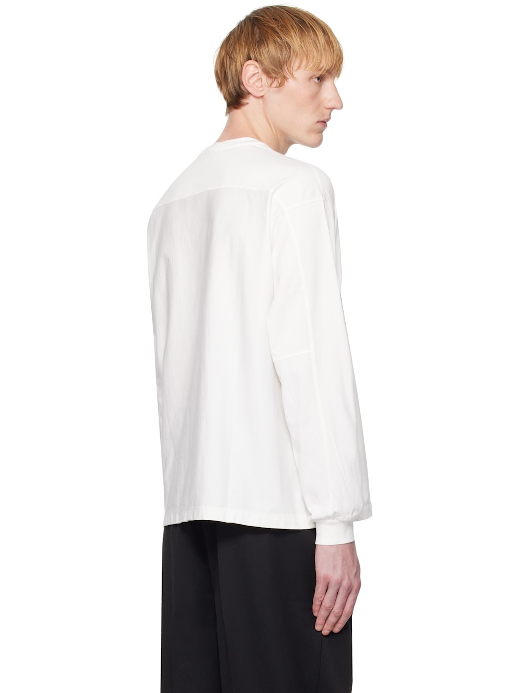 White Recycled Suvin Cotton Jersey T-shirt - 3