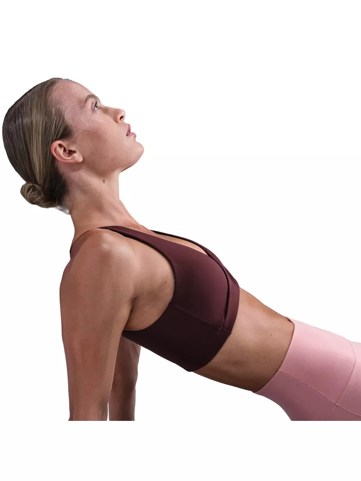 Women's One Light-Support Capsule Padded Sports Bra -Burgundy - 3