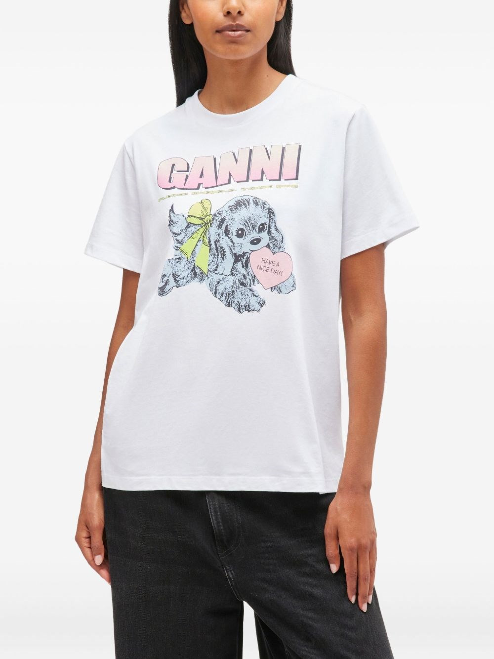 Neon Puppy organic cotton t-shirt - 4