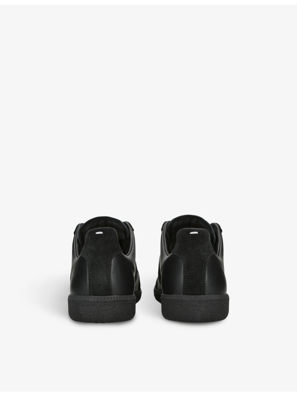 Replica panelled leather low-top trainers - 4