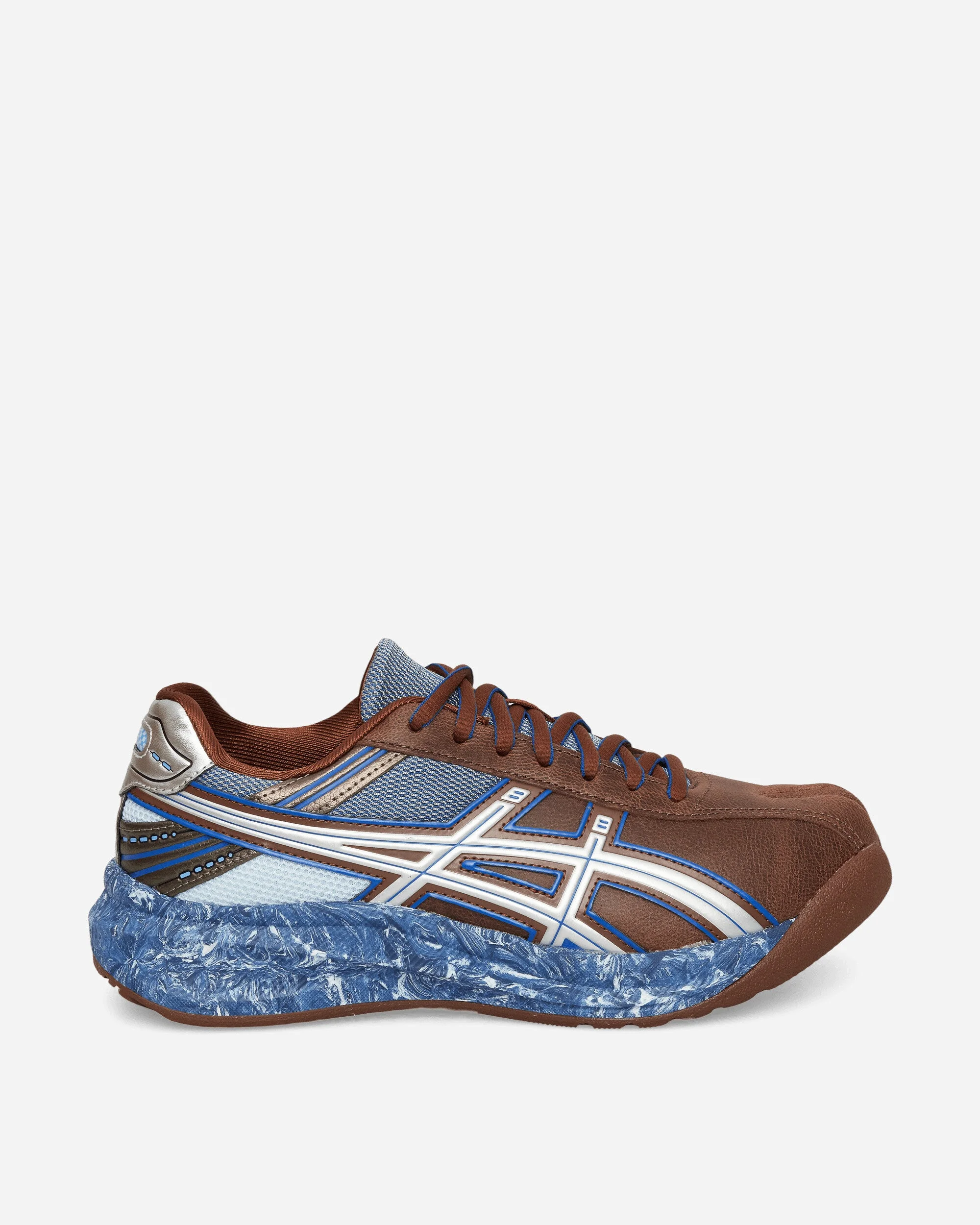 Women's Kiko Kostadinov Lyasa FF II Sneakers Reddish Brown / Asics Blue - 1