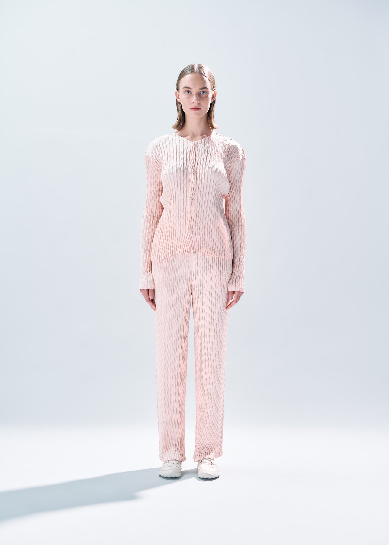DIFFUSED PLEATS PANTS - 2