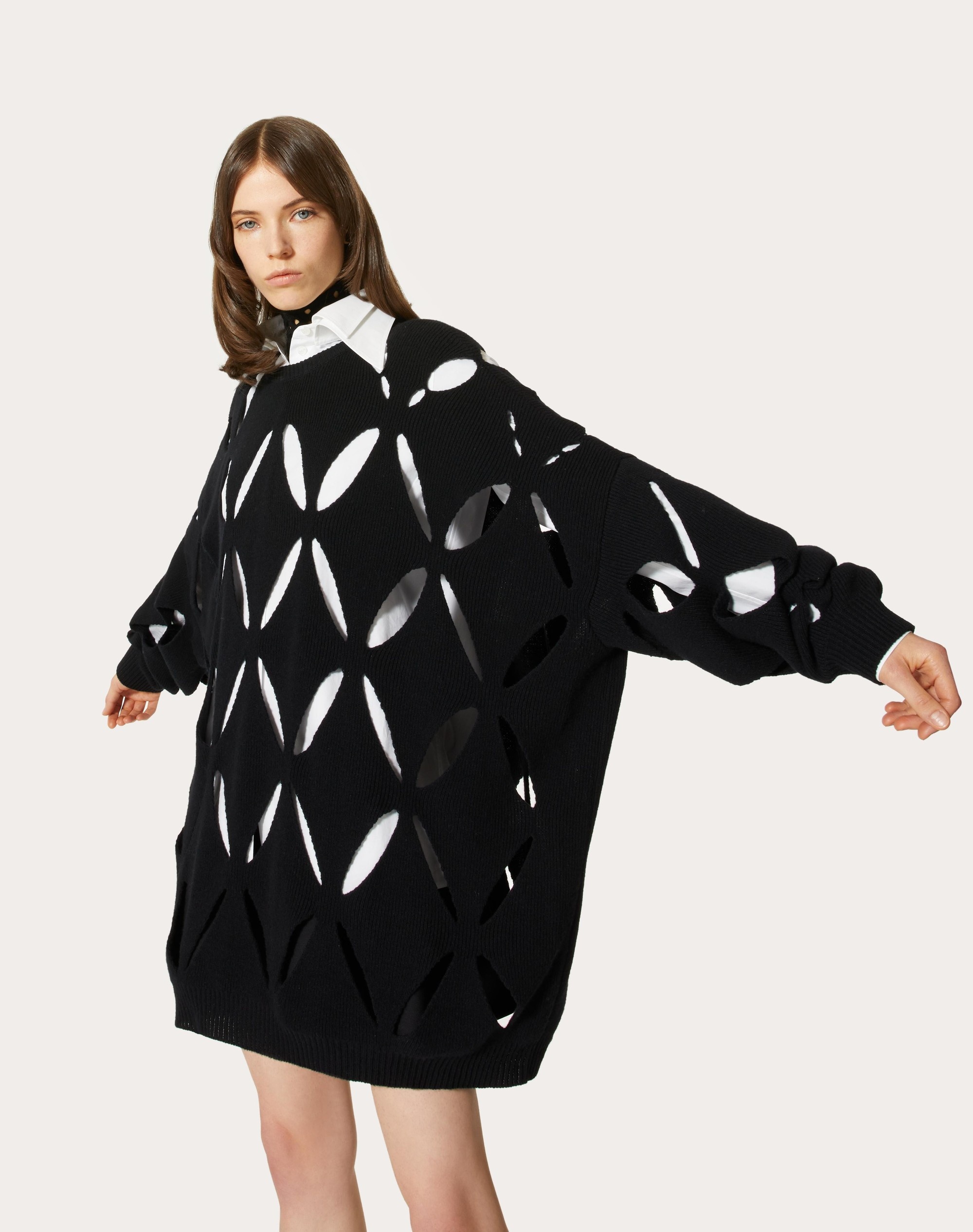 EMBROIDERED WOOL SWEATER - 5