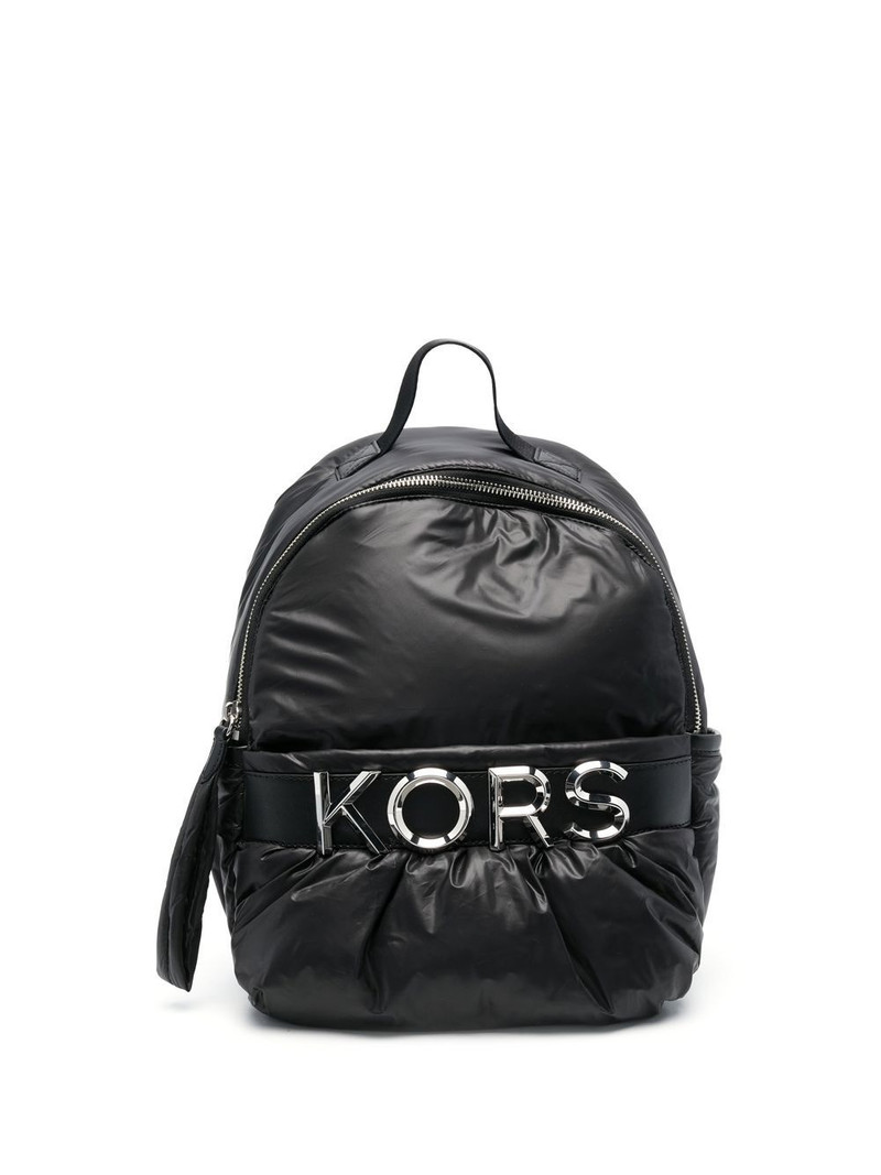 Leonie logo-lettering backpack 1
