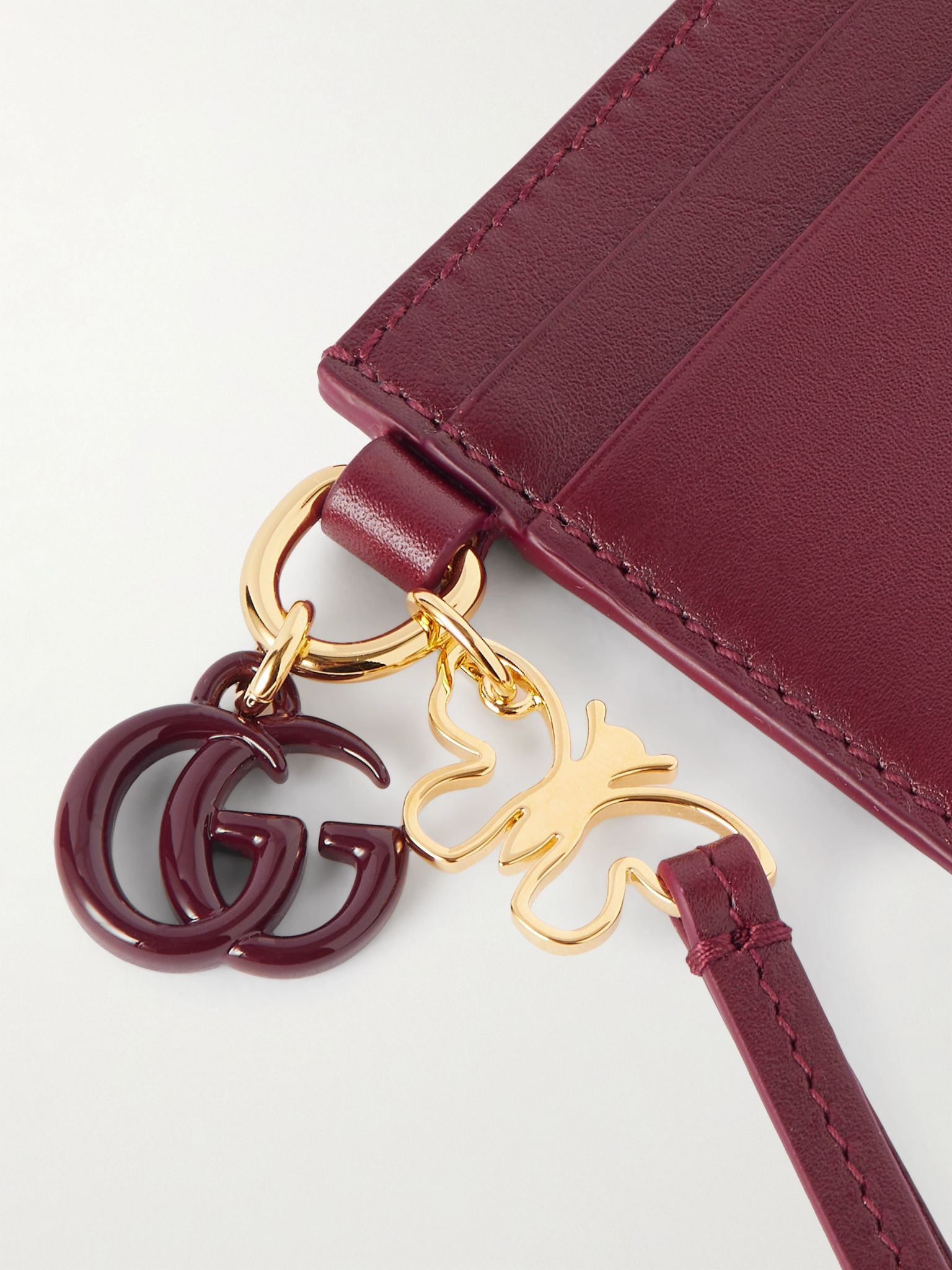 Leather cardholder Red - 3
