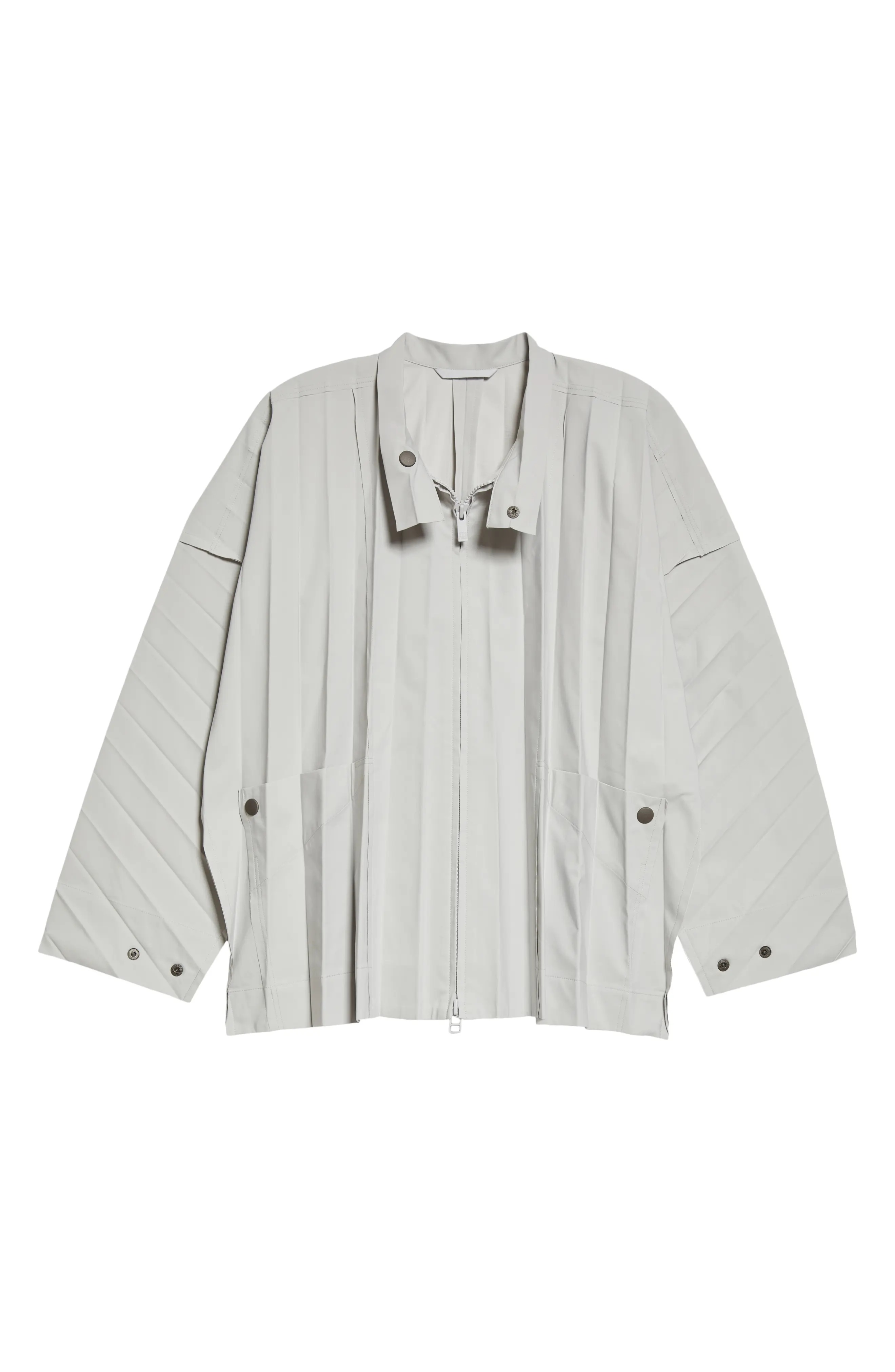 Edge Pleated Jacket in 11-Lt. gray - 7