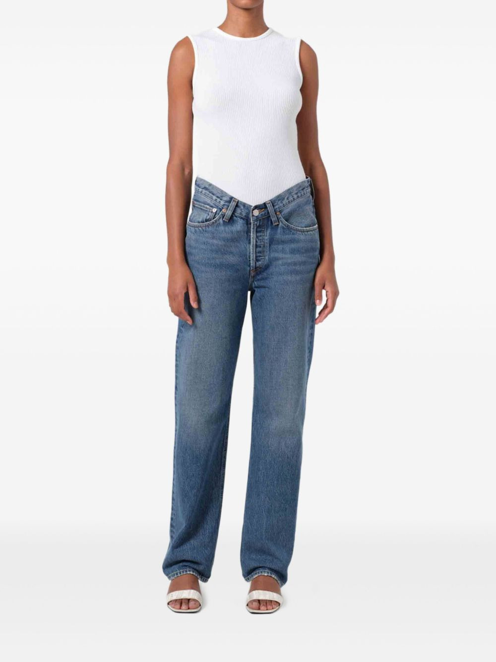 Kelly V-waist jeans - 2