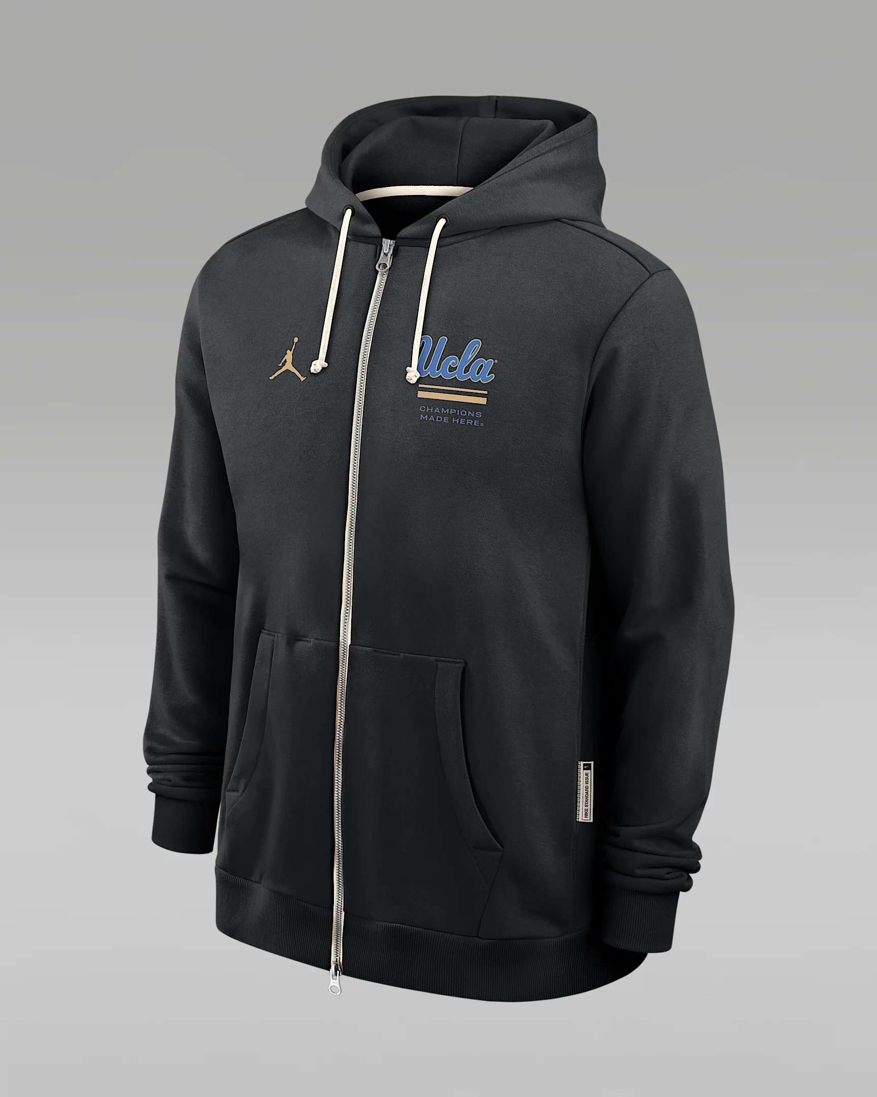 UCLA Sideline Standard Issue Men's Jordan Brand Dri-FIT College Full-Zip Hoodie - 1