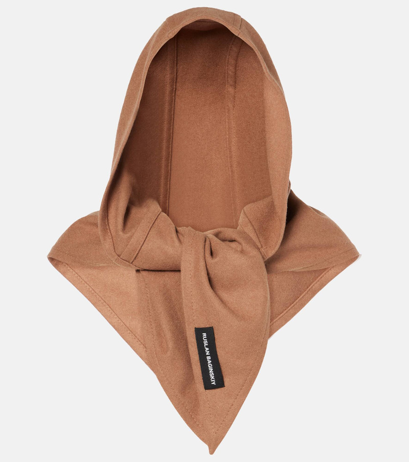 Wool-blend hood 1