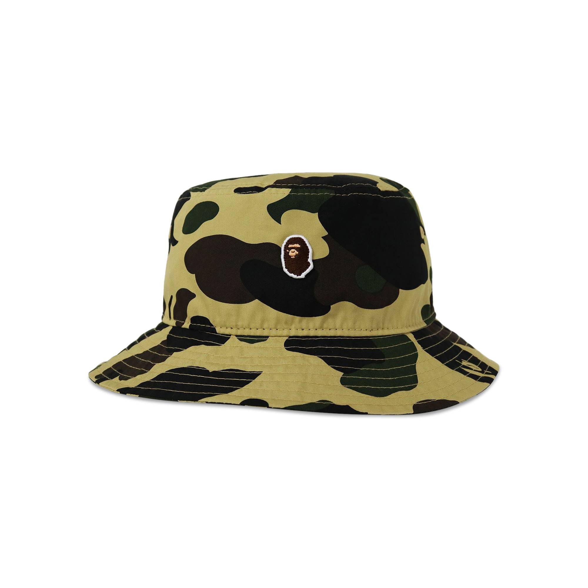 BAPE 1st Camo New Era Bucket Hat 'Yellow' - 2