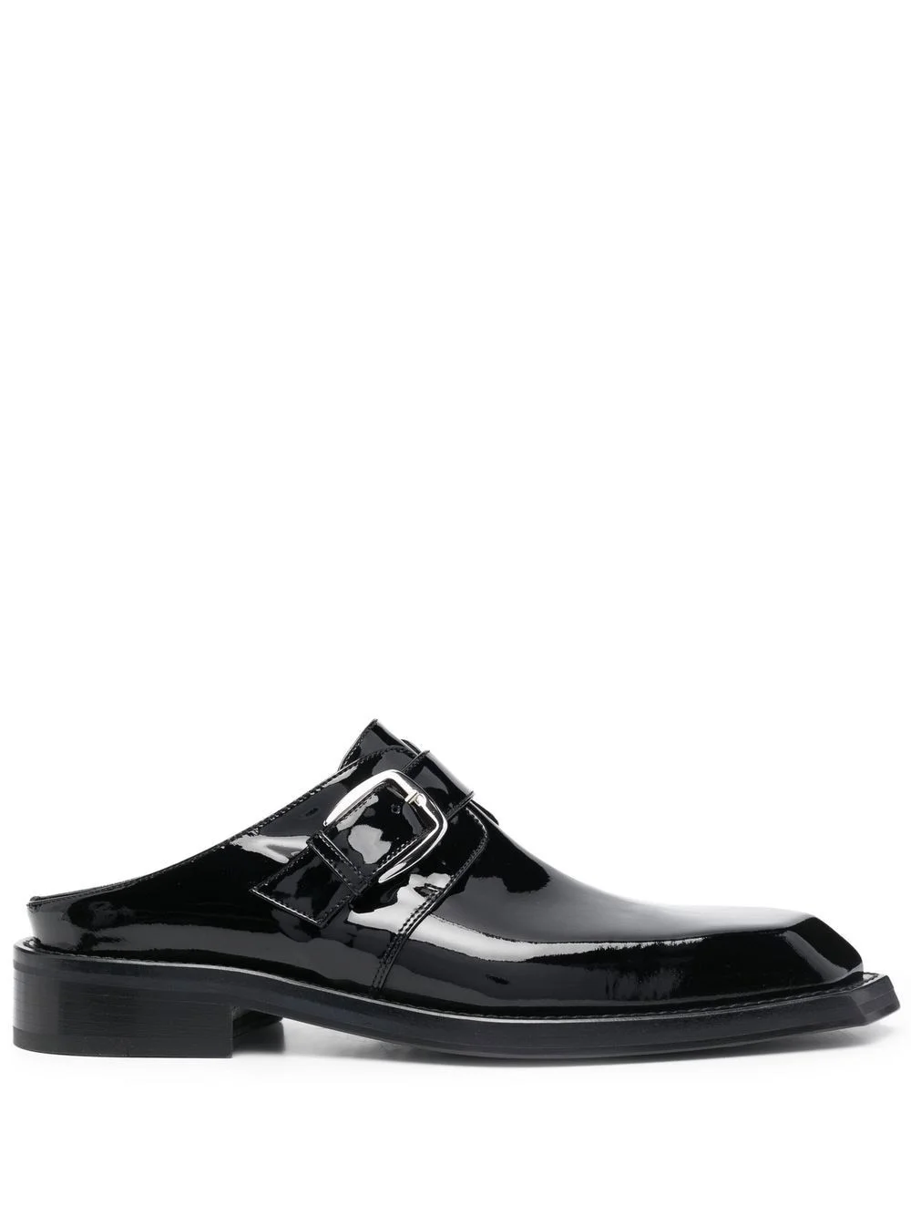 chiesel-toe slip-on mules - 1