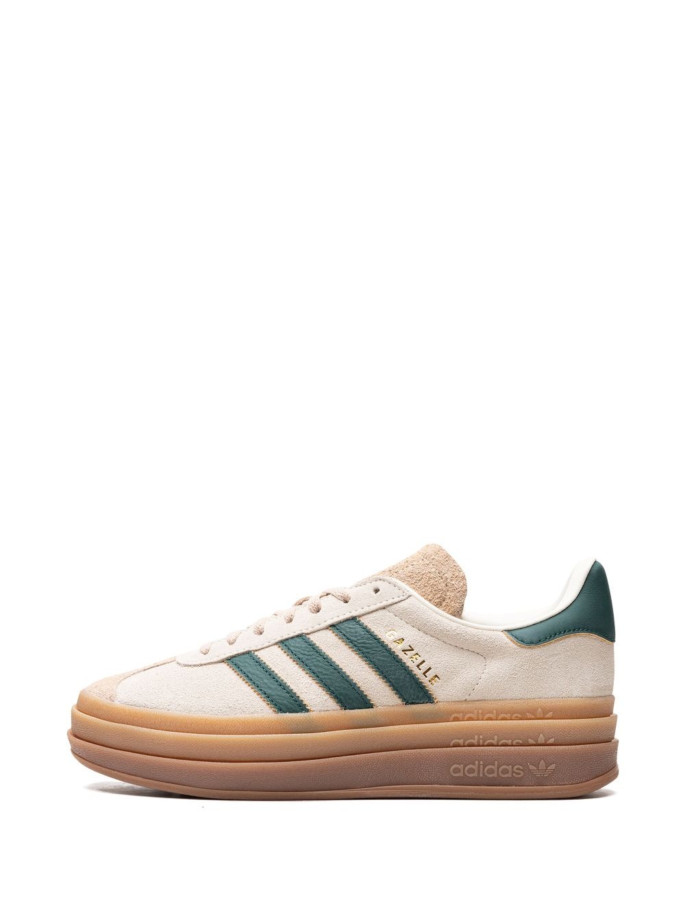 Gazelle Bold "Cream Collegiate/Green" sneakers - 5