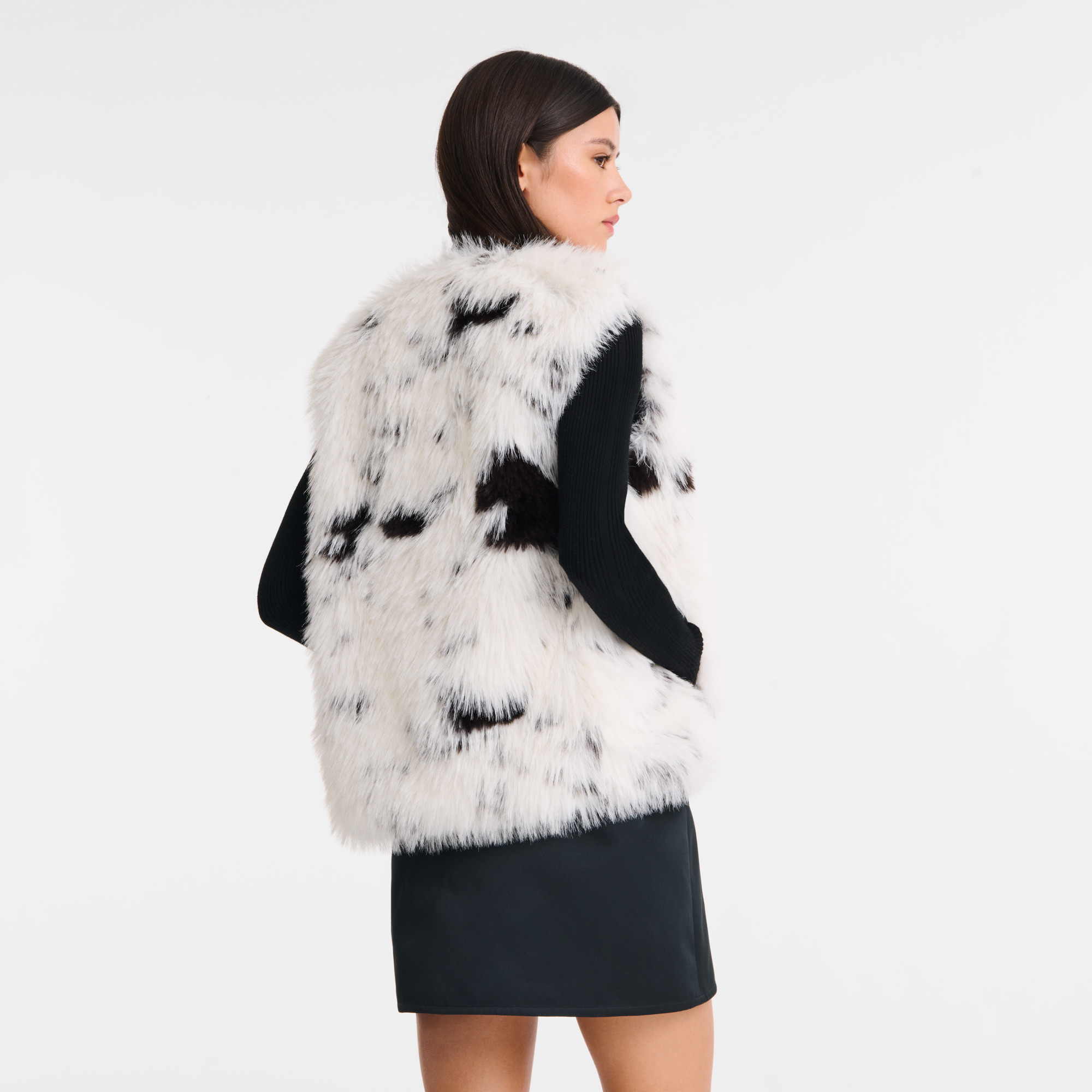 Black/White - Faux fur - 5