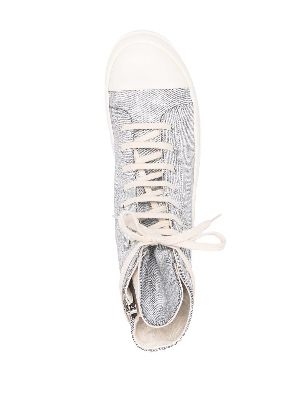 ankle-length lace-up sneakers - 4