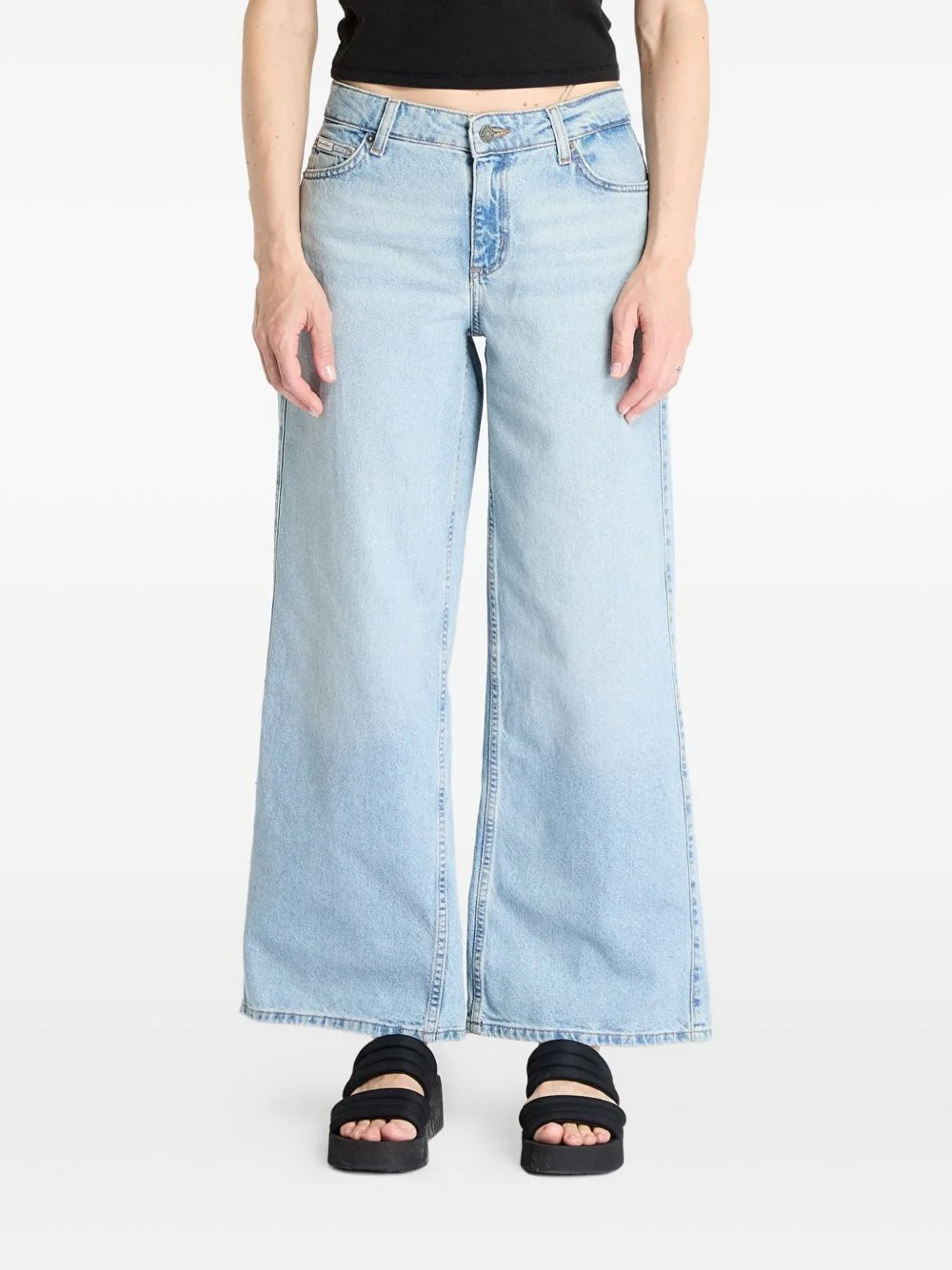 G11 faded-wash jeans - 1