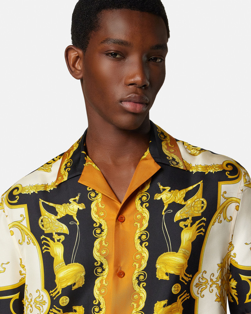 Printed Silk Twill Regular Shirt 3