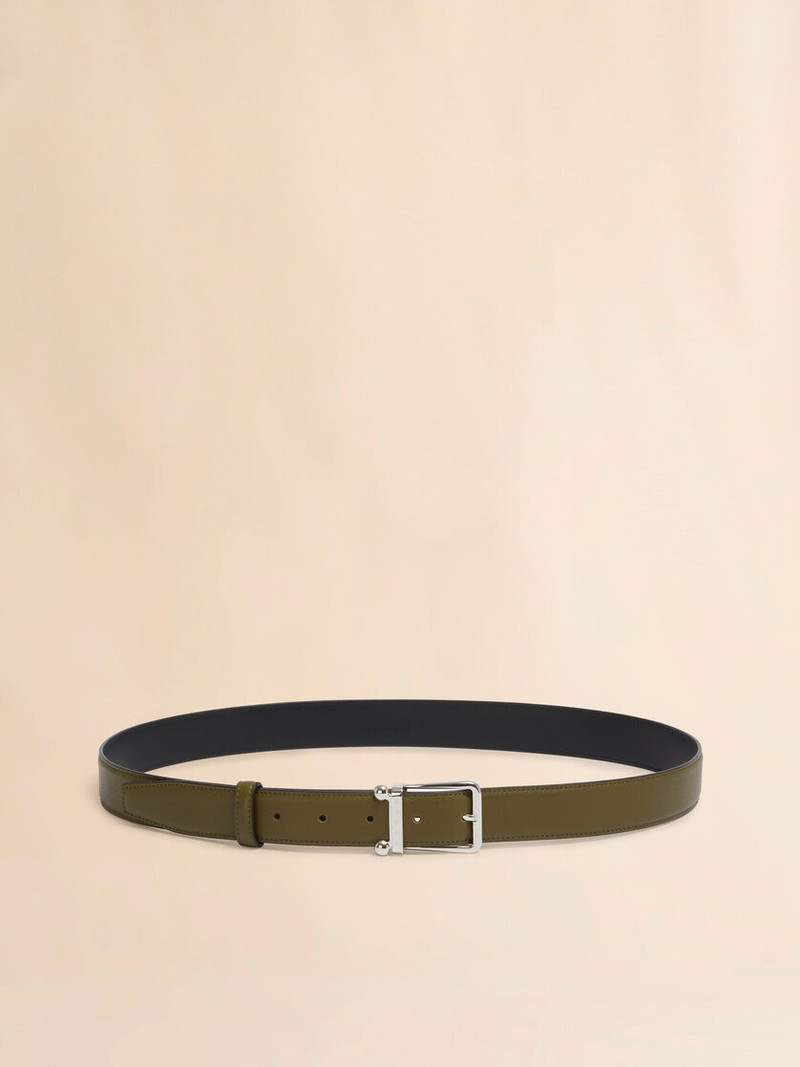 DEEP GREEN LEATHER TRUNKAROO BELT 1