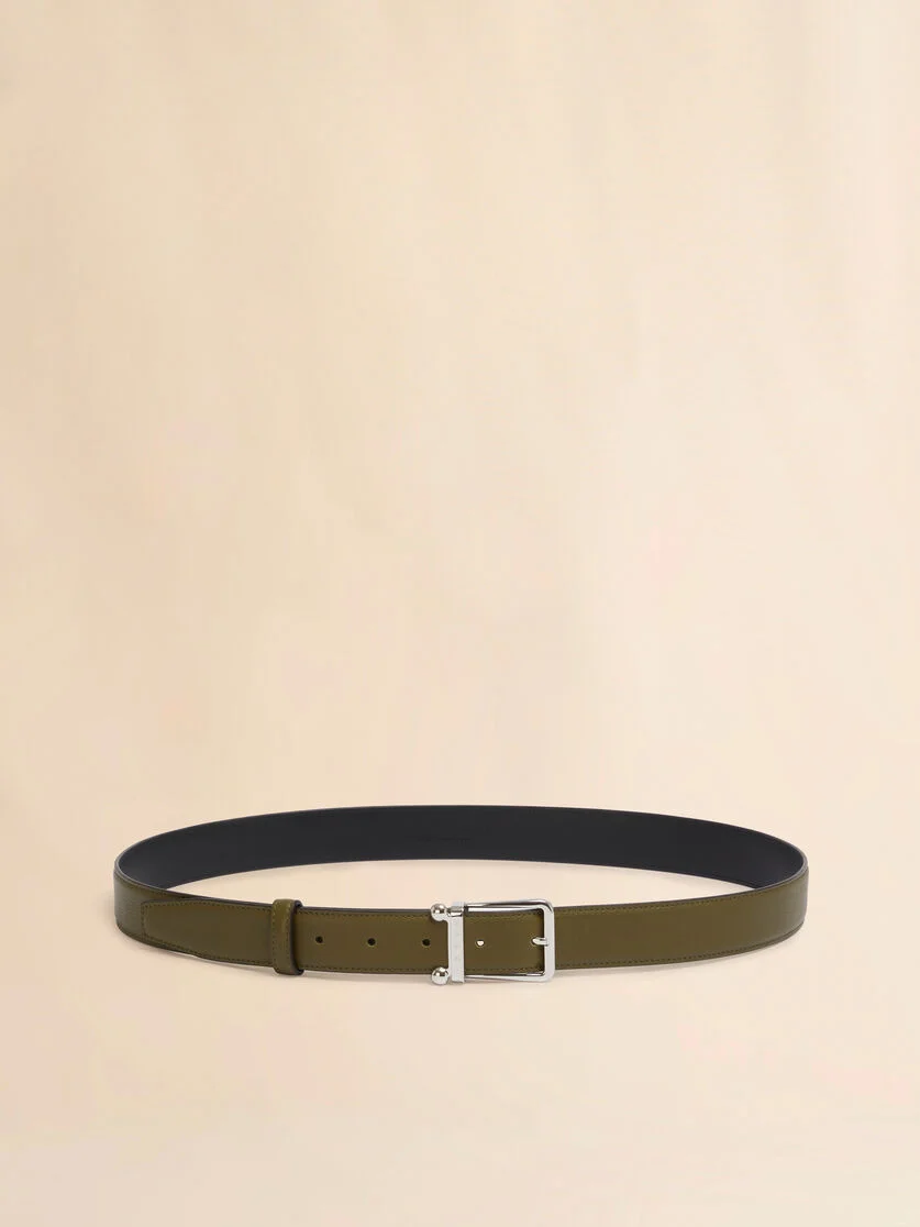 DEEP GREEN LEATHER TRUNKAROO BELT - 1