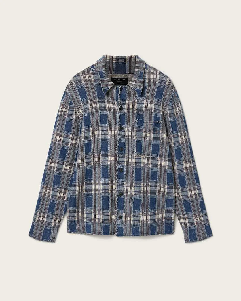 SOLMAR KNITTED CHECK CARDIGAN - 1