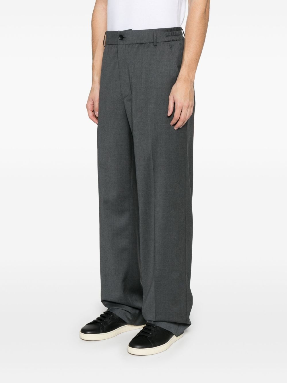 logo-patch trousers - 3