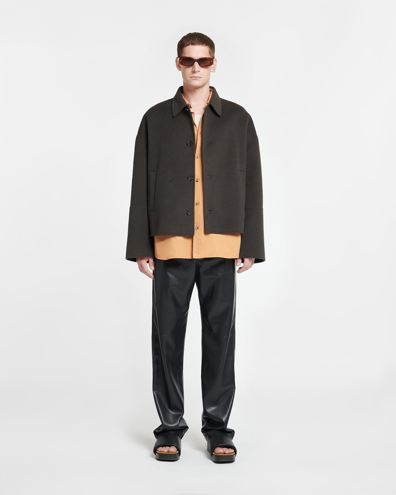 Double Wool And Silk Blend Jacket - 2