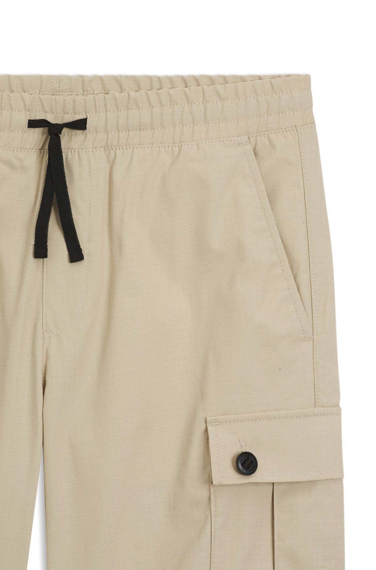 REGULAR-FIT CARGO TROUSERS IN RIPSTOP COTTON - 6