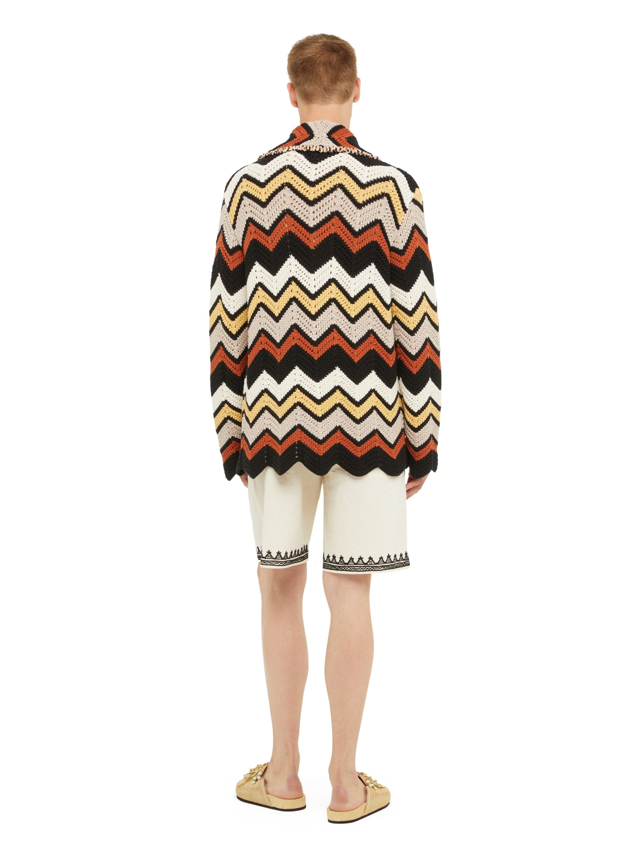 Kaleidoscopic Chevron Cardigan - 6