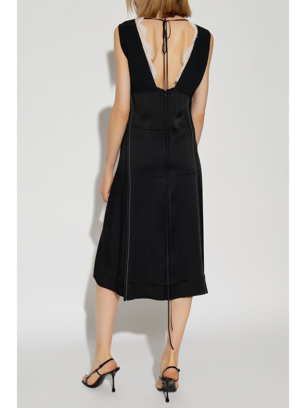 v-neck dress - 4