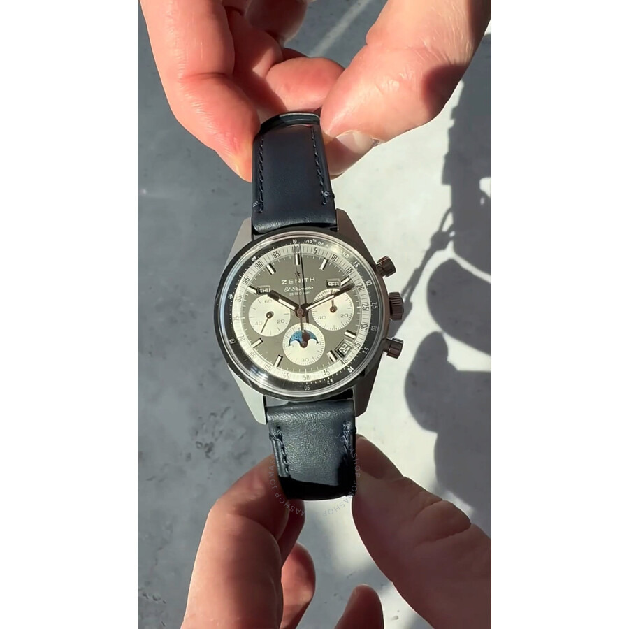 Zenith Chronomaster Original Triple Calendar Automatic Slate Grey Dial Men's Watch 03.3400.3610/39.C - 4