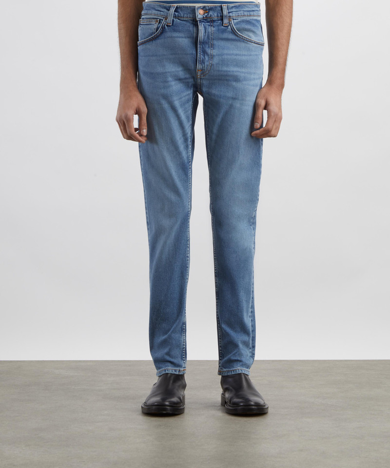 Nudie Jeans Lean Dean Jeans in Lost Orange outlook