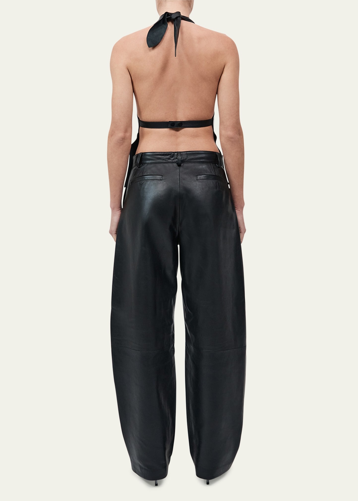 Leather Balloon Pants - 3