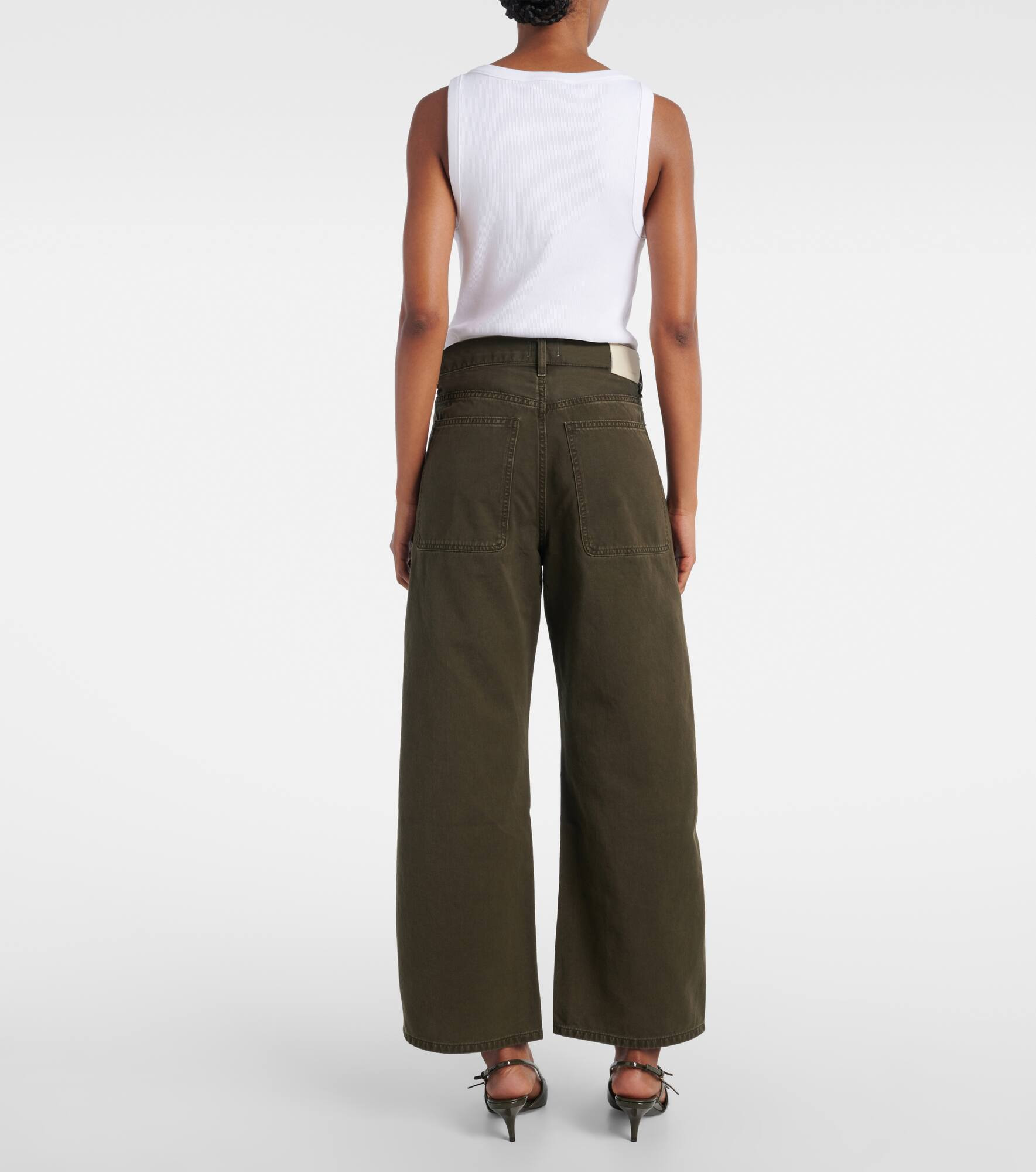 Ayla Cargo high-rise wide-leg jeans - 3