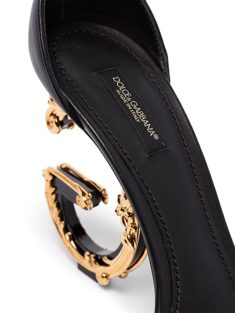 Baroque DG 105mm leather sandals - 5