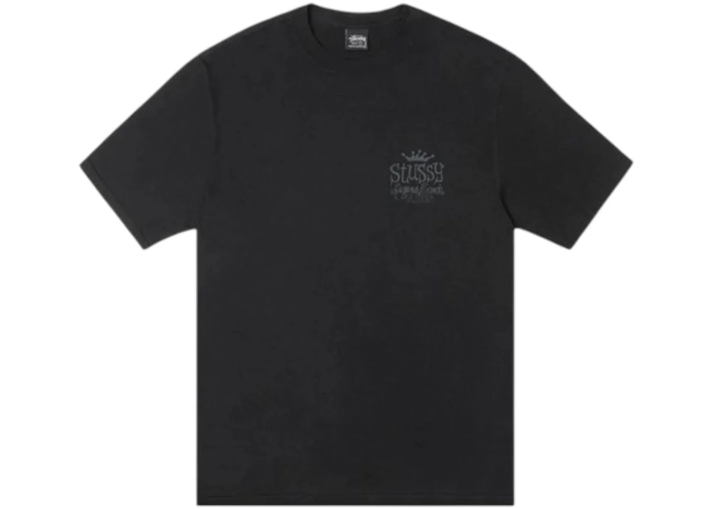 Stussy Beach House Pigment Dyed Tee Black - 1