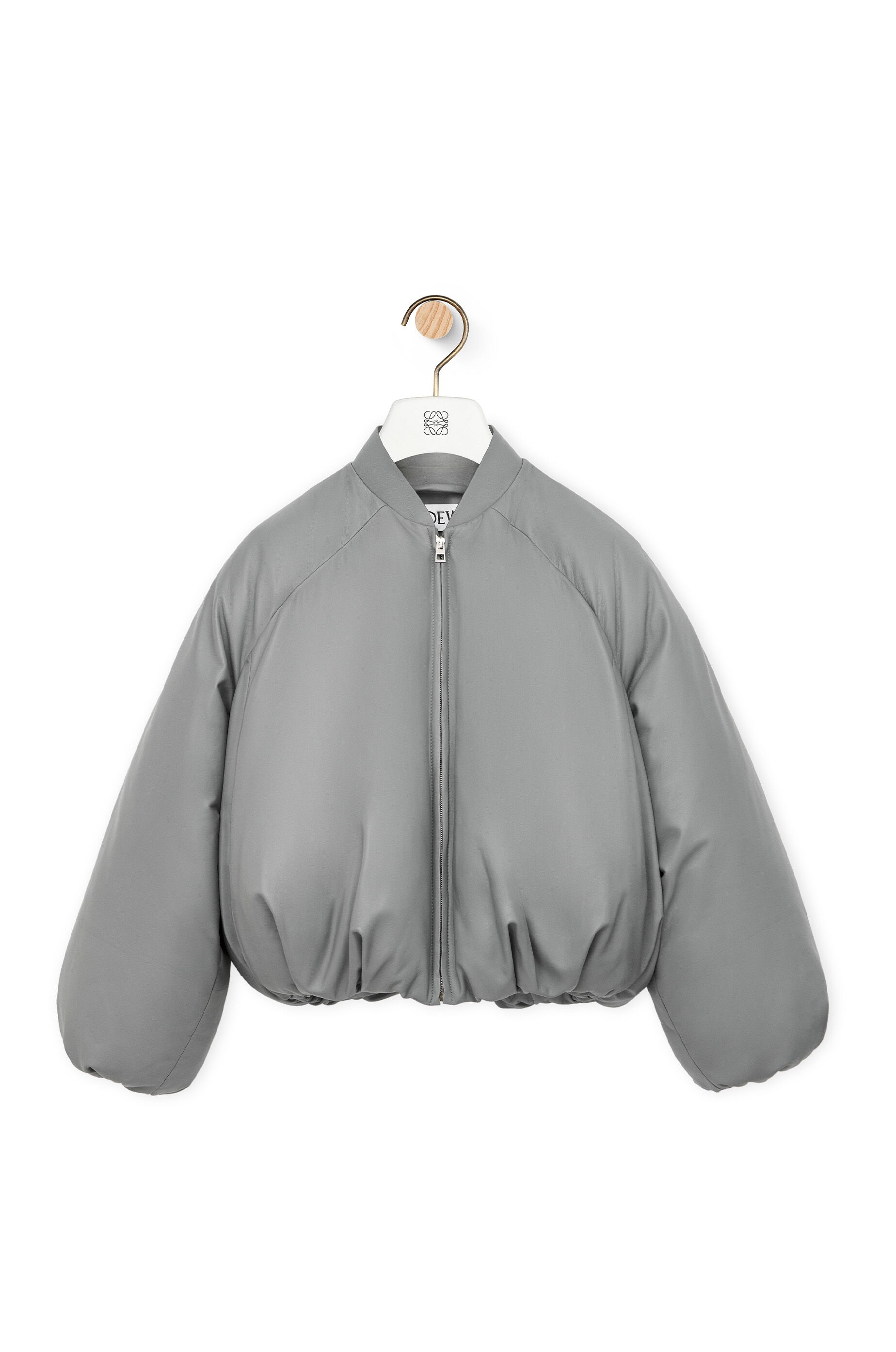 Padded bomber jacket in nappa lambskin - 1