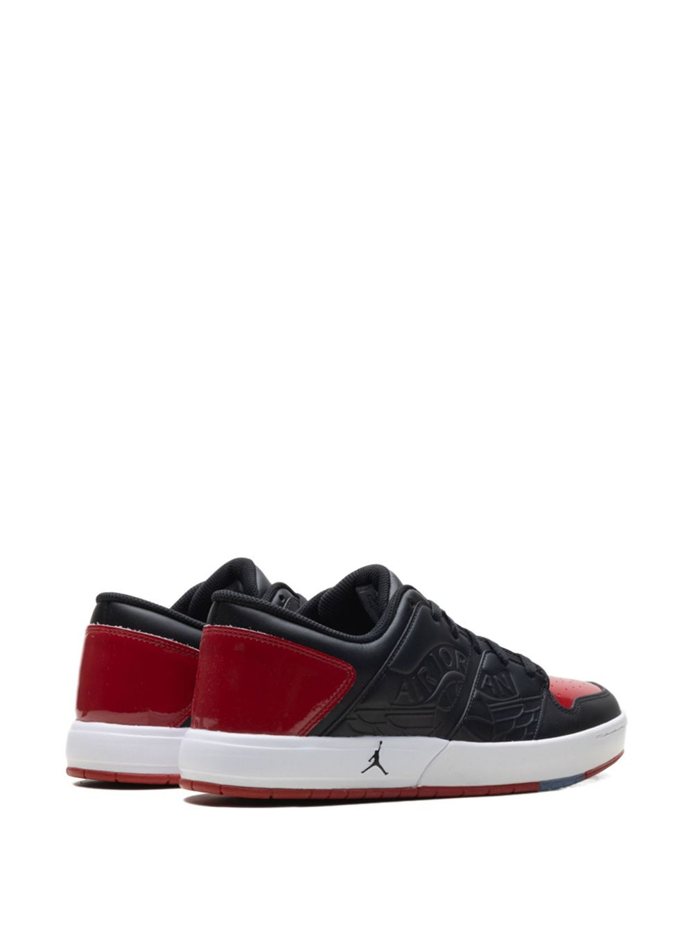 embossed retro sneakers - 4