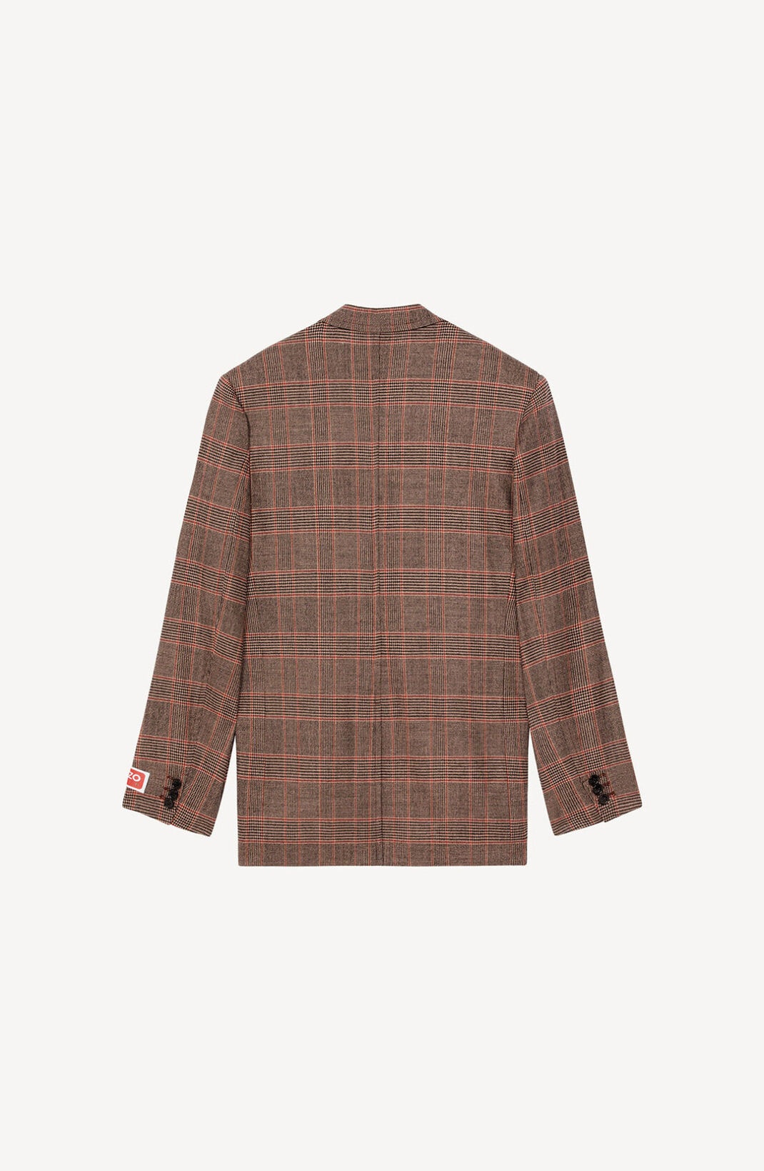 Checked suit jacket - 6