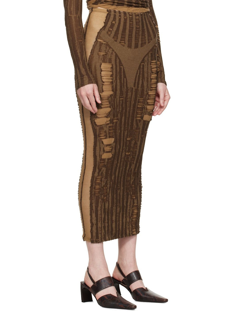 Brown M-Calina Midi Skirt 2