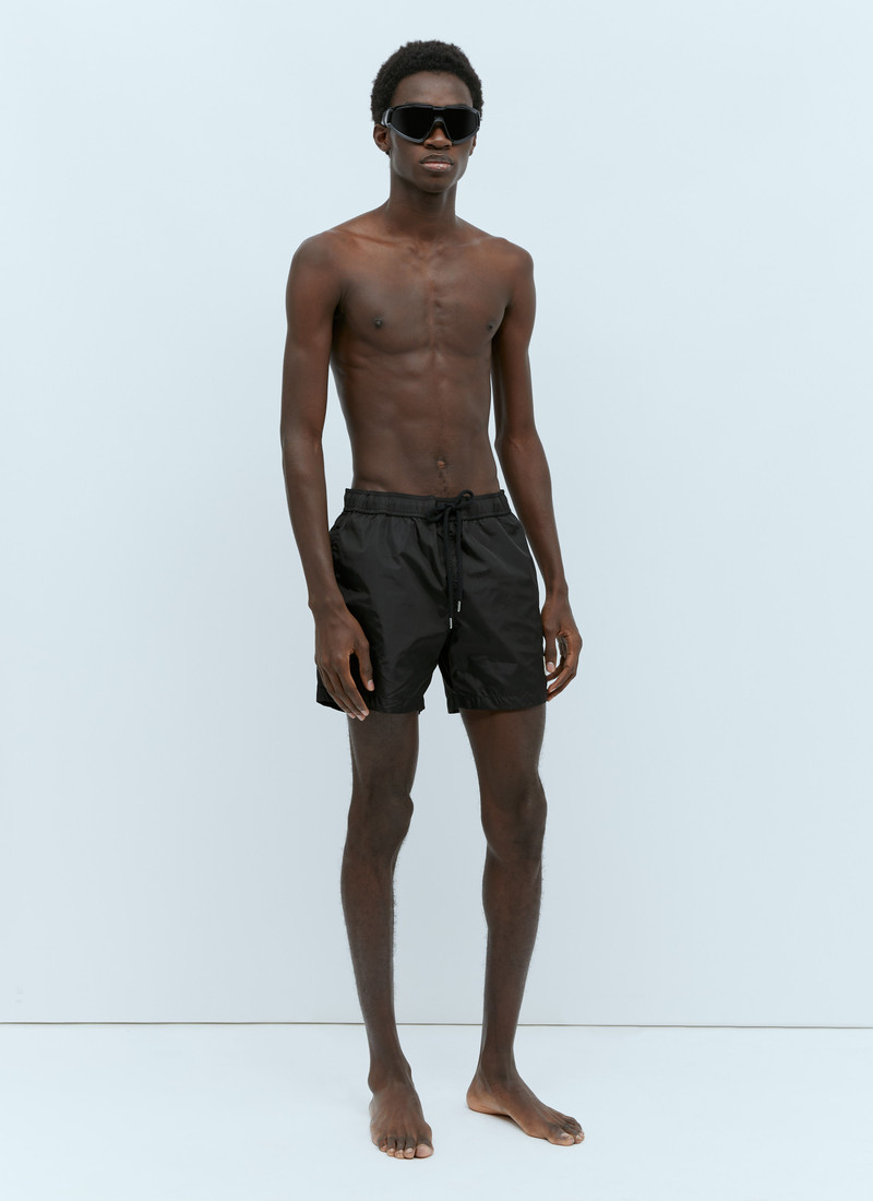 Moncler Logo Patch Swim Shorts outlook