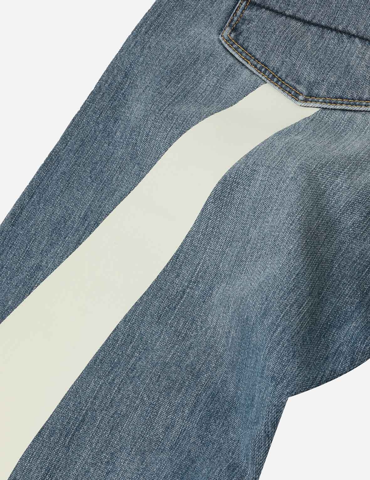 White Seagull Daicock Print Carrot Fit Jeans #2017 - 7
