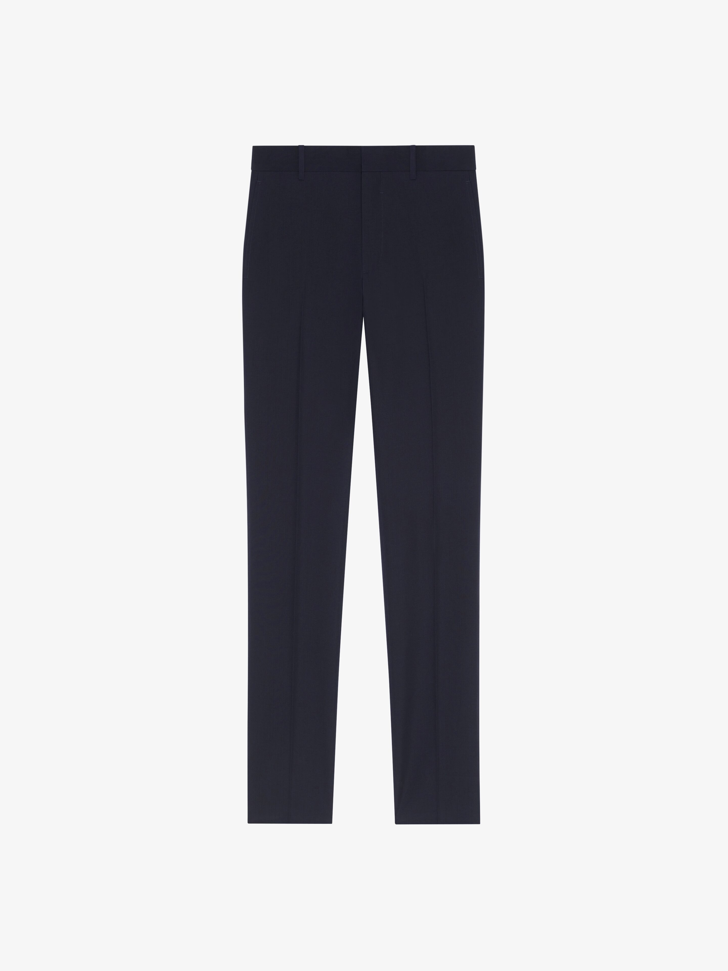 SLIM FIT PANTS IN WOOL - 1