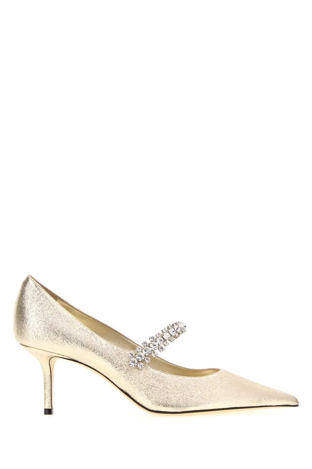 Jimmy Choo Bing Heel Pump — Gold - 1
