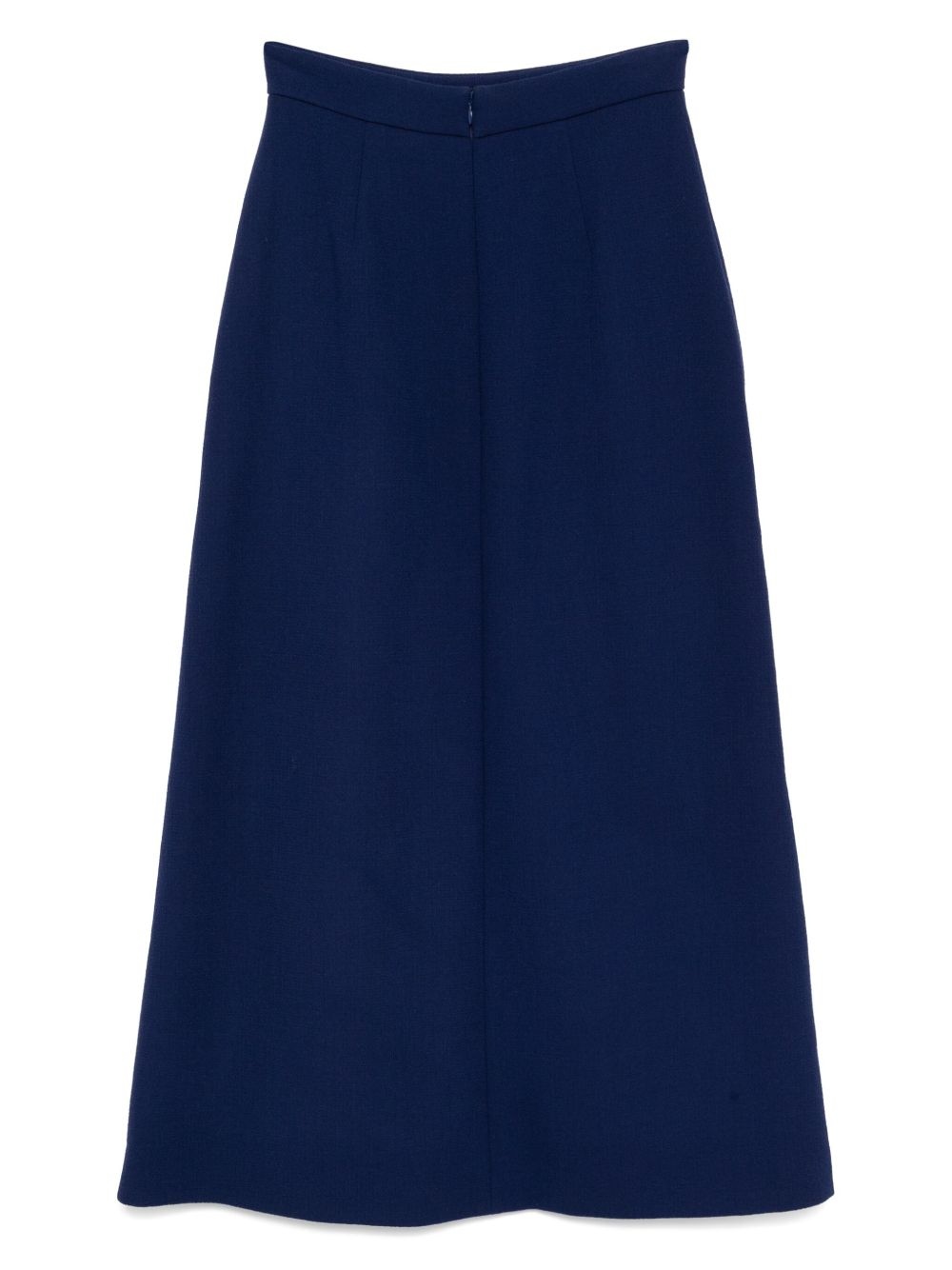 wool crepe midi skirt - 2